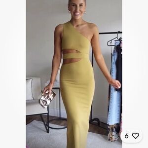 Zara cut out knit dress